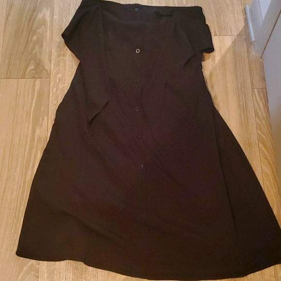 Black strapless dress - Picture 2 of 3